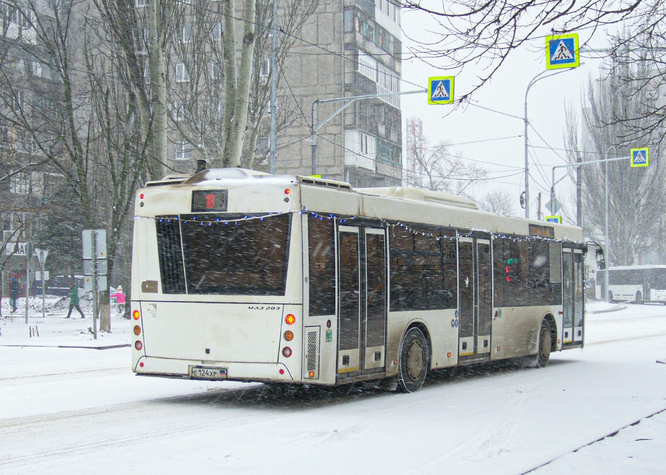 Донецкая область, МАЗ-203.016 № Е 124 ХР