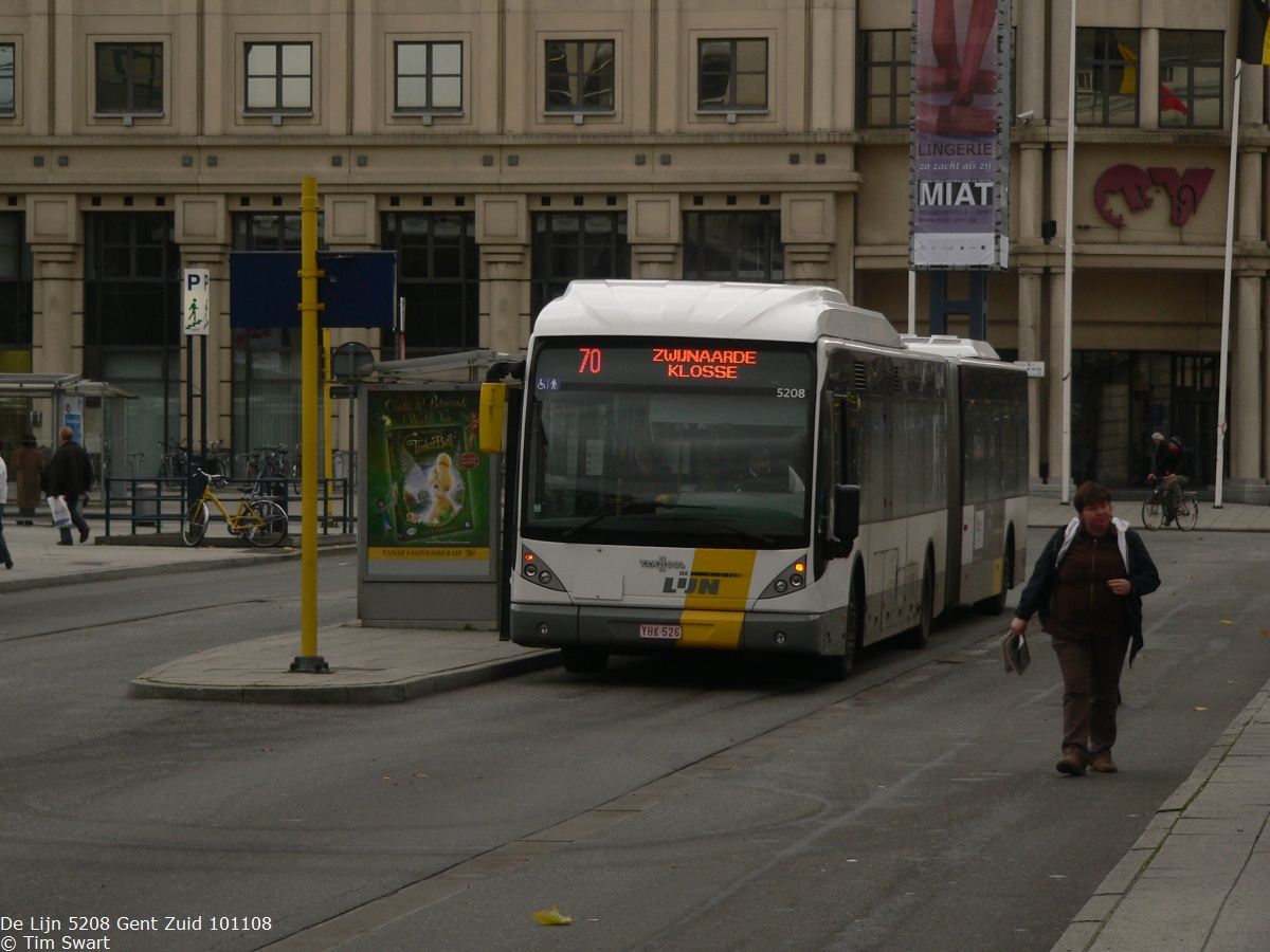 Бельгия, Van Hool New AG300 № 5208