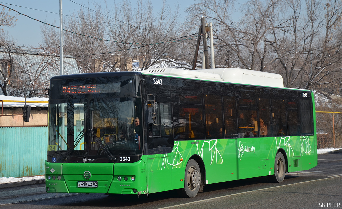 Алматы, Golden Dragon XML6125CN (Hyundai Trans Auto) № 3543 Алматы, Golden Dragon XML6125CN (Hyundai Trans Auto) № 3543