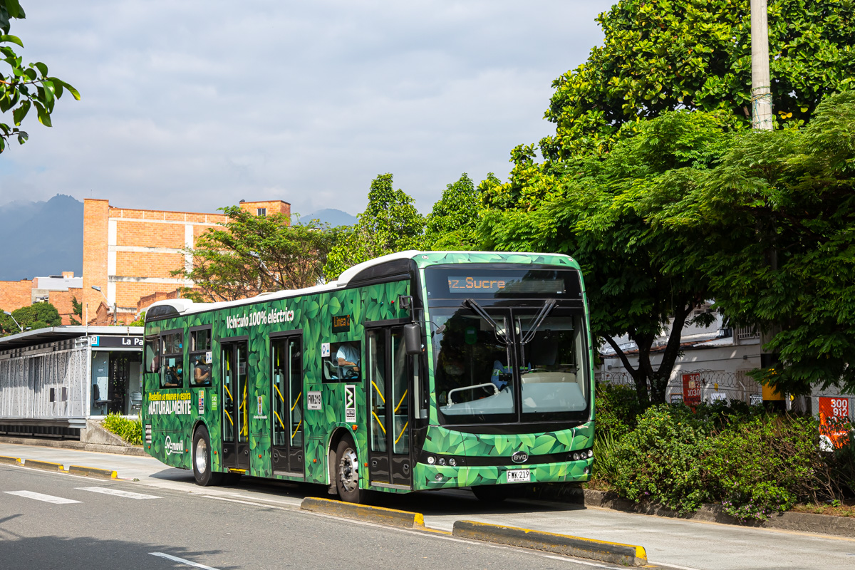 Колумбия, BYD K9GA № FWK 219