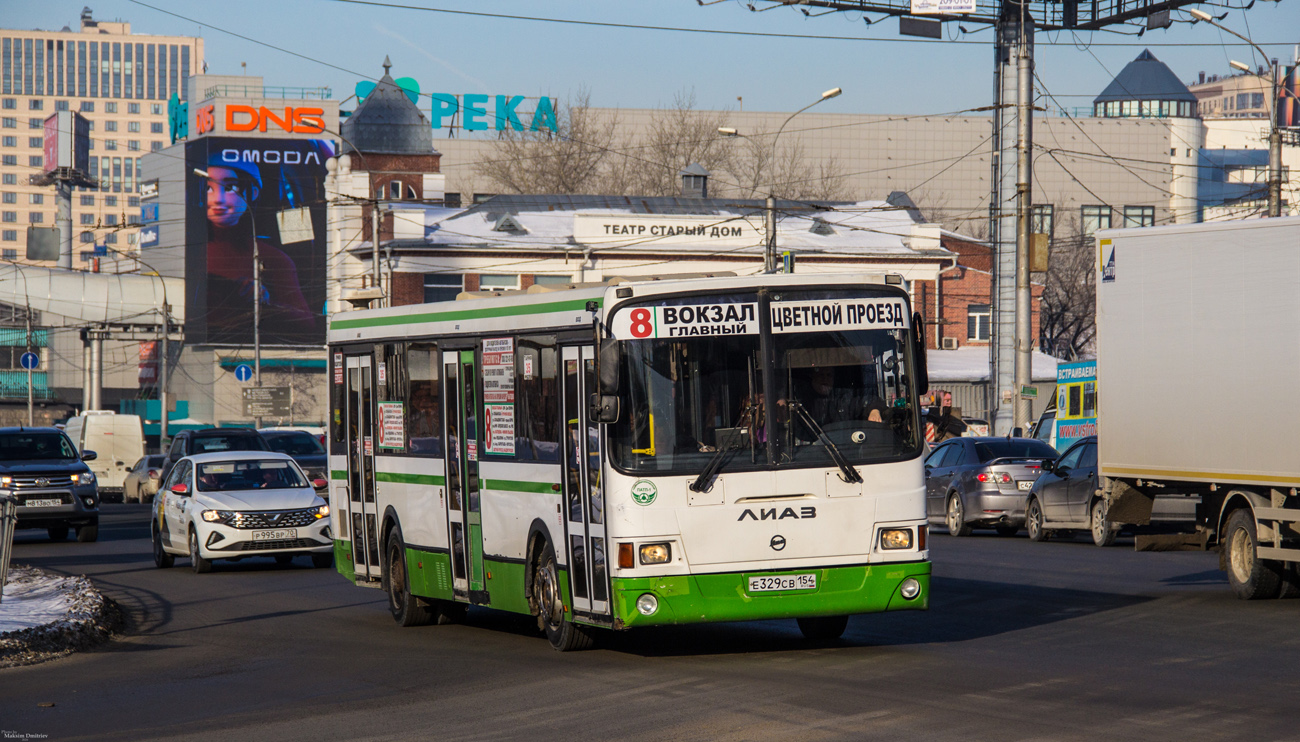 Новосибирская область, ЛиАЗ-5256.60 № Е 329 СВ 154