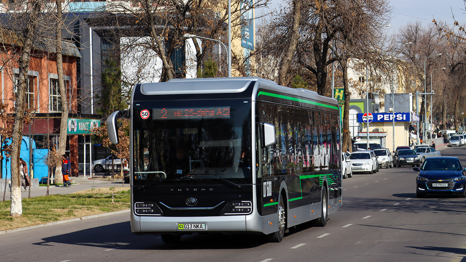 Узбекистан, Yutong ZK6126BEVG № 07600