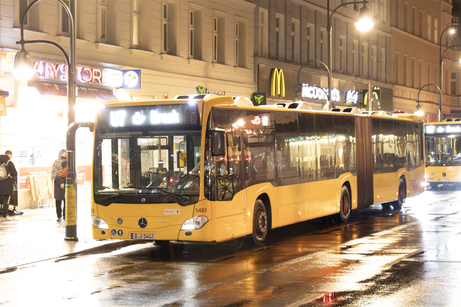 Берлин, Mercedes-Benz Citaro C2 G № 5403; Берлин — SEV · U7 · Hermannplatz <> Britz-Süd · 14.01.2024 — 16.02.2024