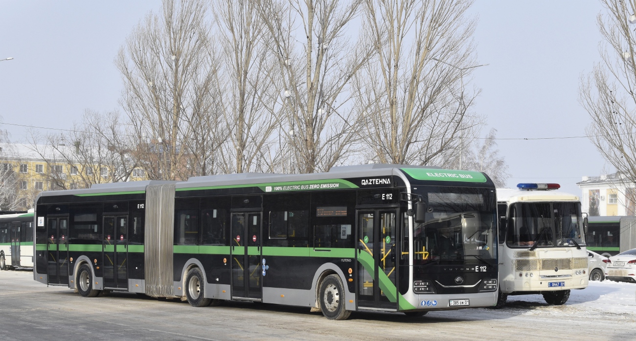 Астана, Yutong ZK6180BEVG (QazTehna) № E112