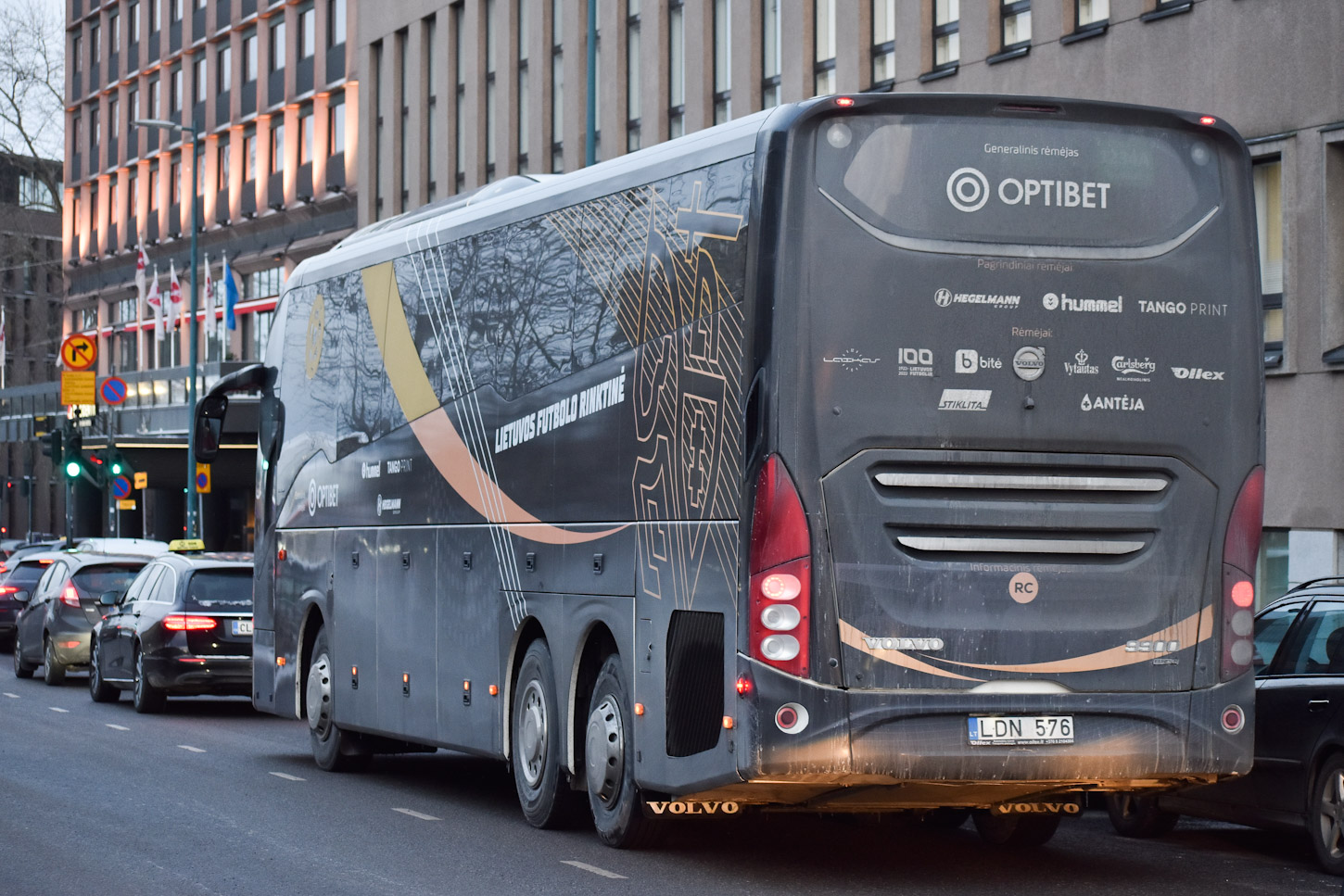 Литва, Volvo 9900 (2018') № LDN 576
