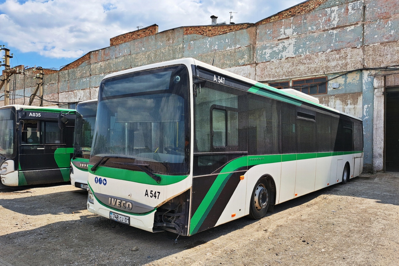 Астана, IVECO Crossway LE 13M (СарыаркаАвтоПром) № A547
