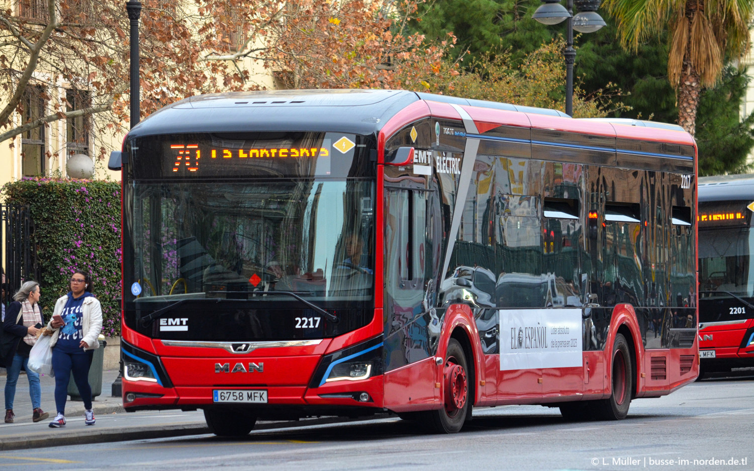 Испания, MAN 12C Lion's City 12 E NL326 № 2217