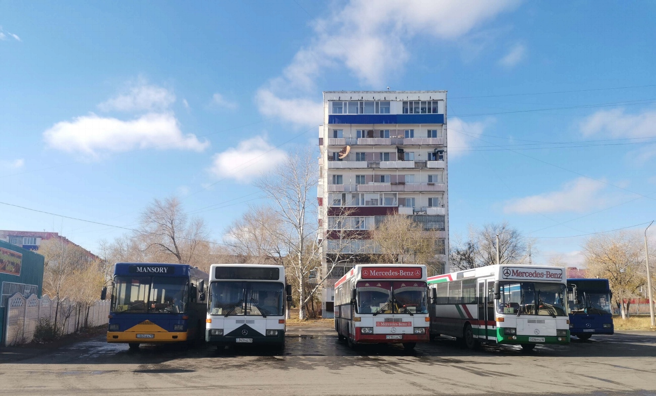 Костанайская область, Mercedes-Benz O405 № 347 PHZ 10; Костанайская область, Mercedes-Benz O405 № 519 FHA 10 Костанайская область, Mercedes-Benz O405 № 347 PHZ 10; Костанайская область, Mercedes-Benz O405 № 519 FHA 10