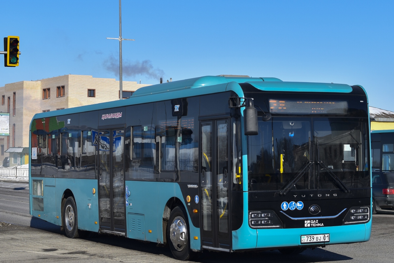 Карагандинская область, Yutong ZK6116HG (QazTehna) № 739 BJ 01