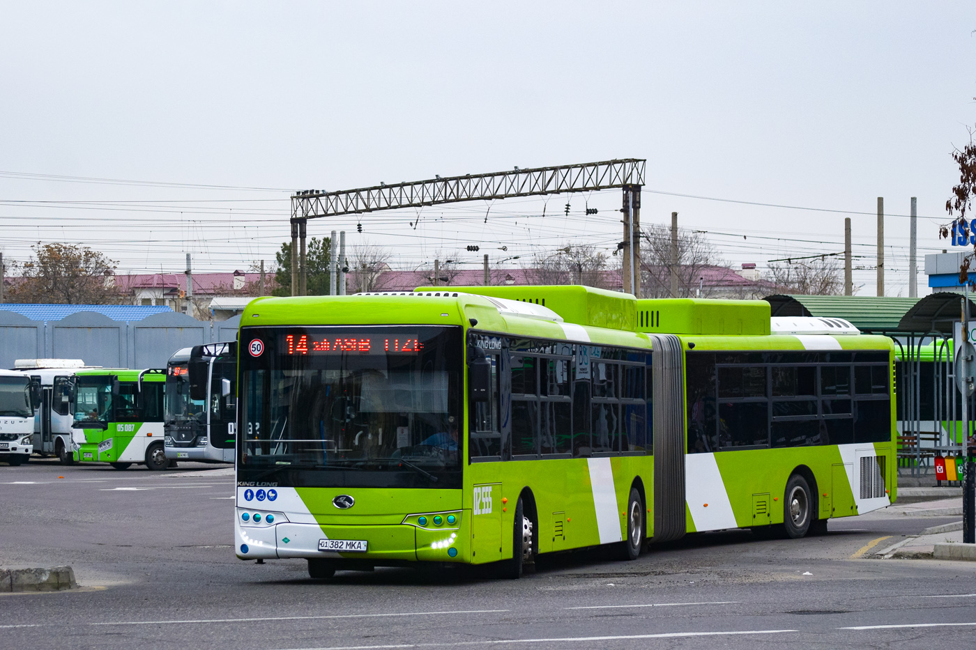 Узбекистан, King Long XMQ6180G № 02555