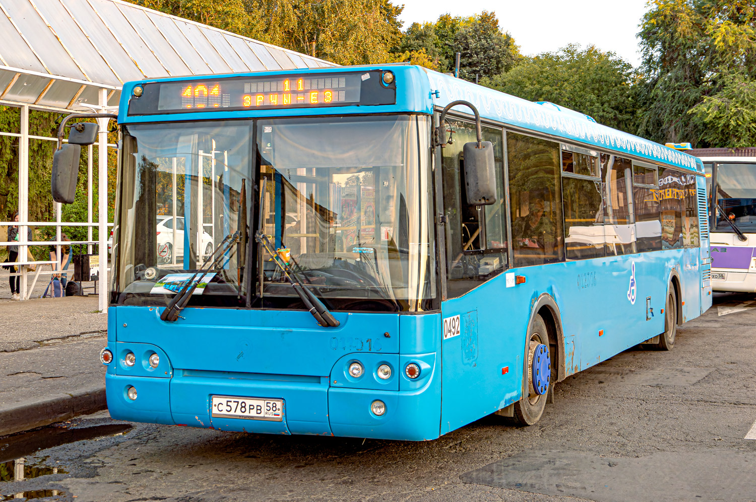 Penzai terület, LiAZ-5292.22 (2-2-2) sz.: 492