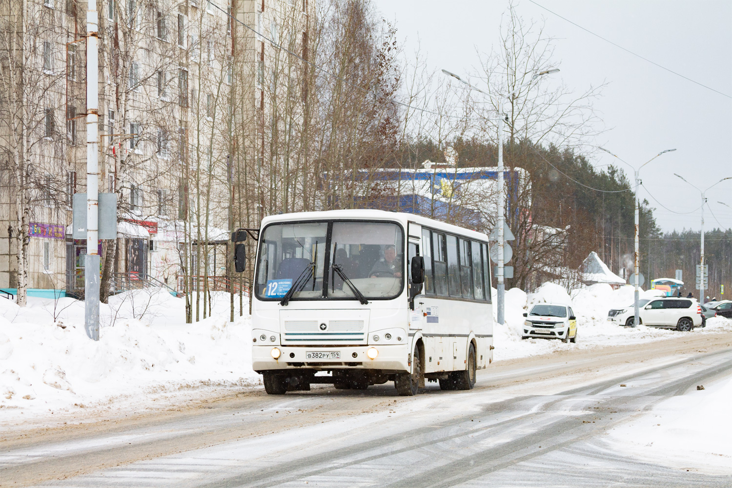 Kraj Permski, PAZ-320412-05 Nr В 382 РУ 159
