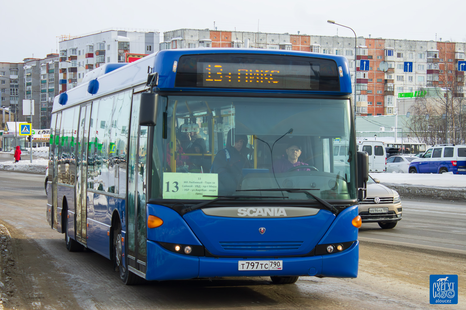Ханты-Мансийский АО, Scania OmniLink II (Скания-Питер) № Т 797 ТС 790