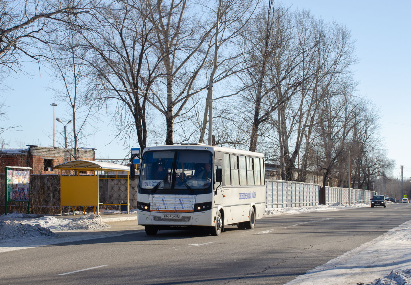 Амурская область, ПАЗ-320412-04 № Е 634 ОР 28