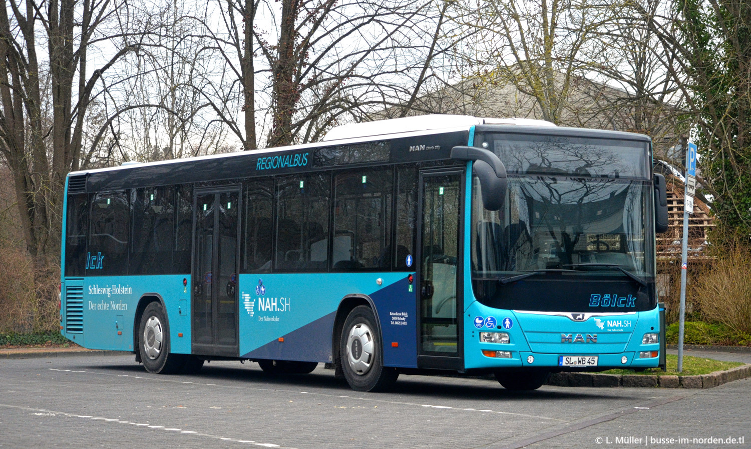 Шлезвиг-Гольштейн, MAN A78 Lion's City LE Ü EL293 № SL-WB 45