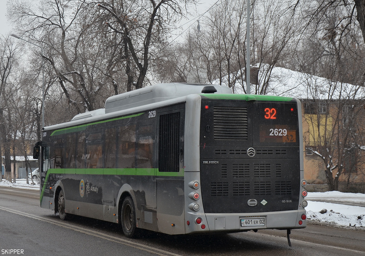 Алматы, Golden Dragon XML6125CN (Hyundai Trans Auto) № 2629