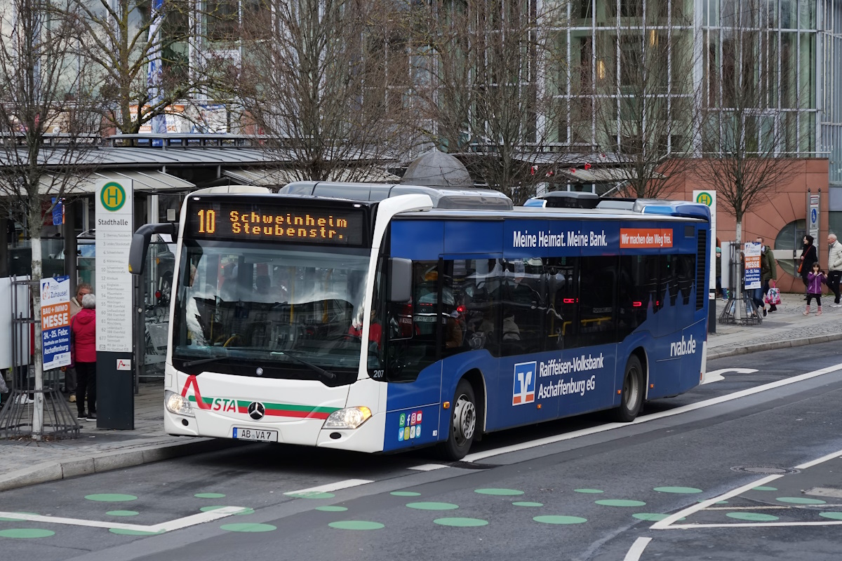 Бавария, Mercedes-Benz Citaro C2 hybrid № 207