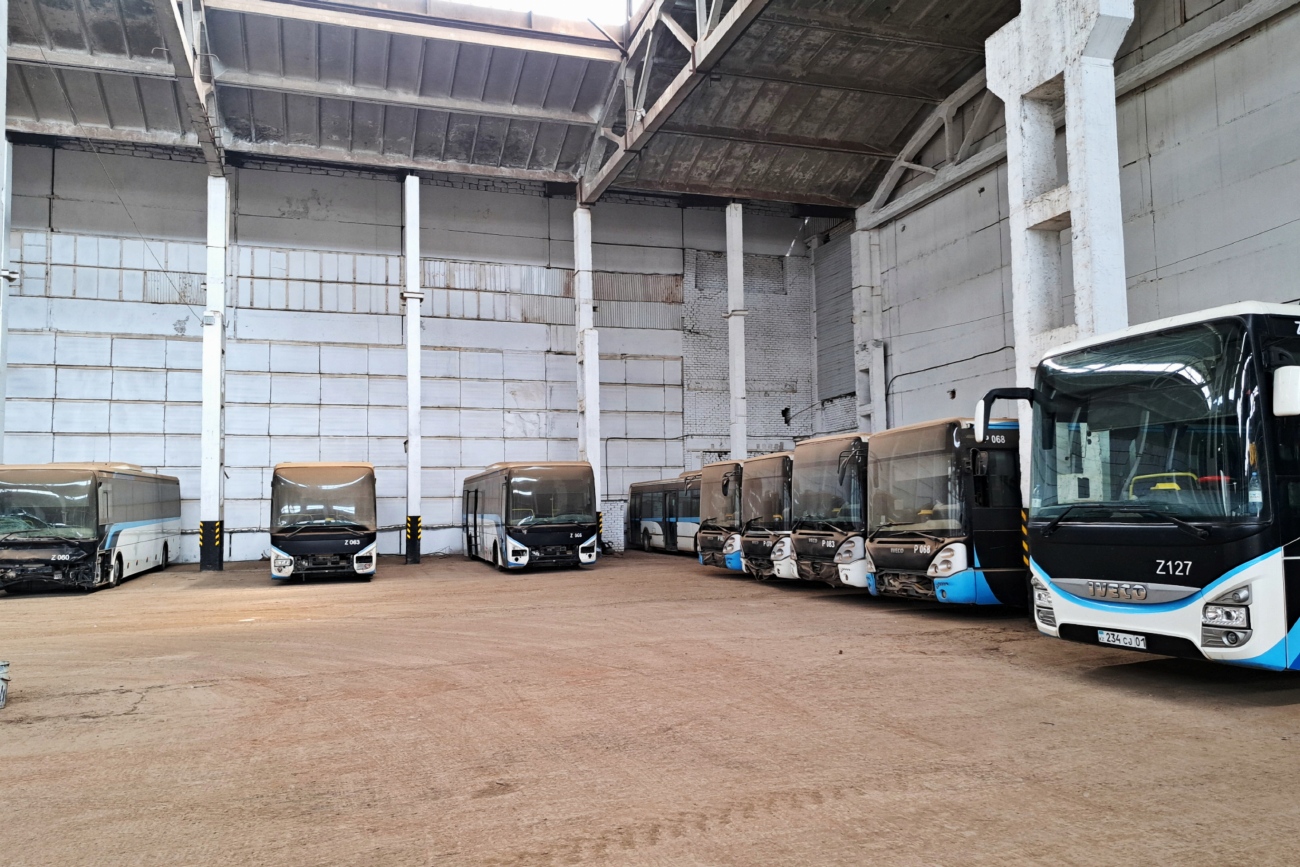 Astana, IVECO Crossway LINE 13M (SaryarkaAvtoProm) # Z063; Astana, IVECO Crossway LINE 13M (SaryarkaAvtoProm) # Z048