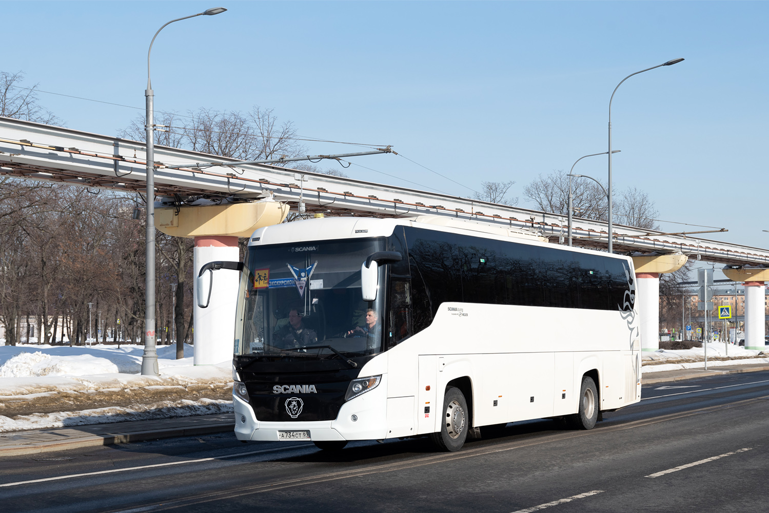 Тверская область, Scania Touring HD 12.0 № А 734 СТ 69