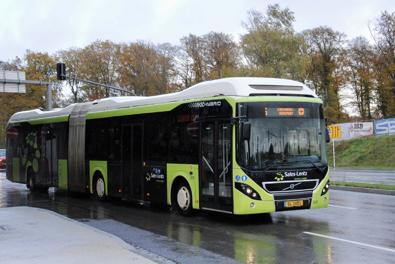Люксембург, Volvo 7900A Hybrid № 610