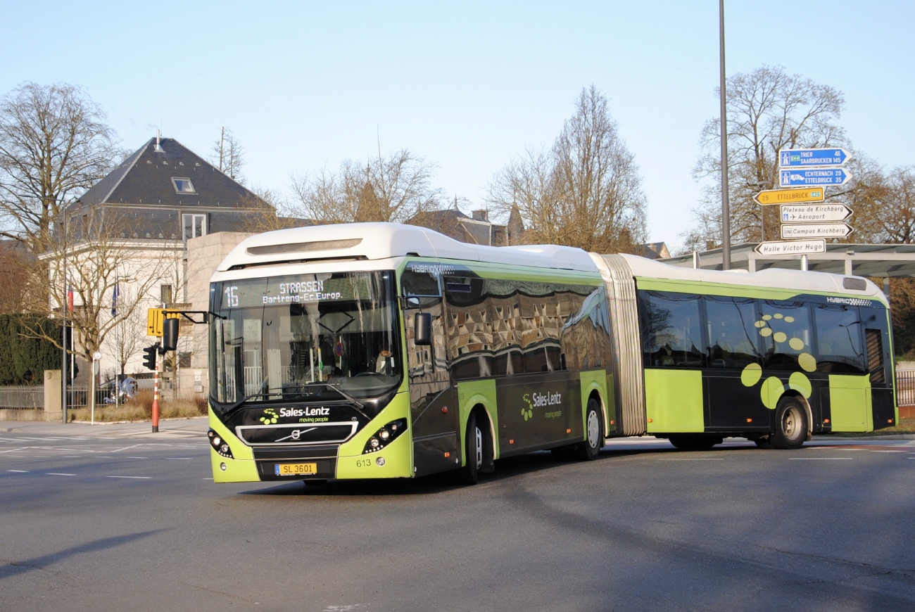 Люксембург, Volvo 7900A Hybrid № 613