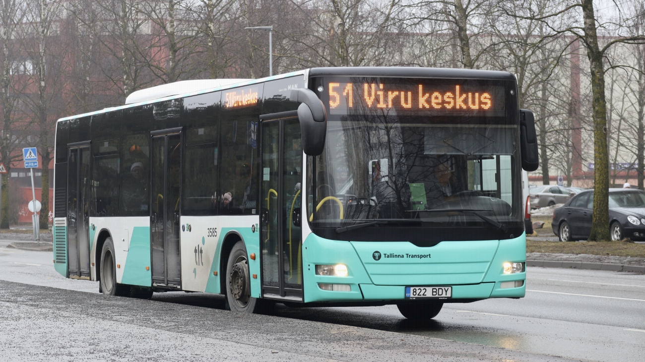 Эстония, MAN A21 Lion's City NL283 № 3585