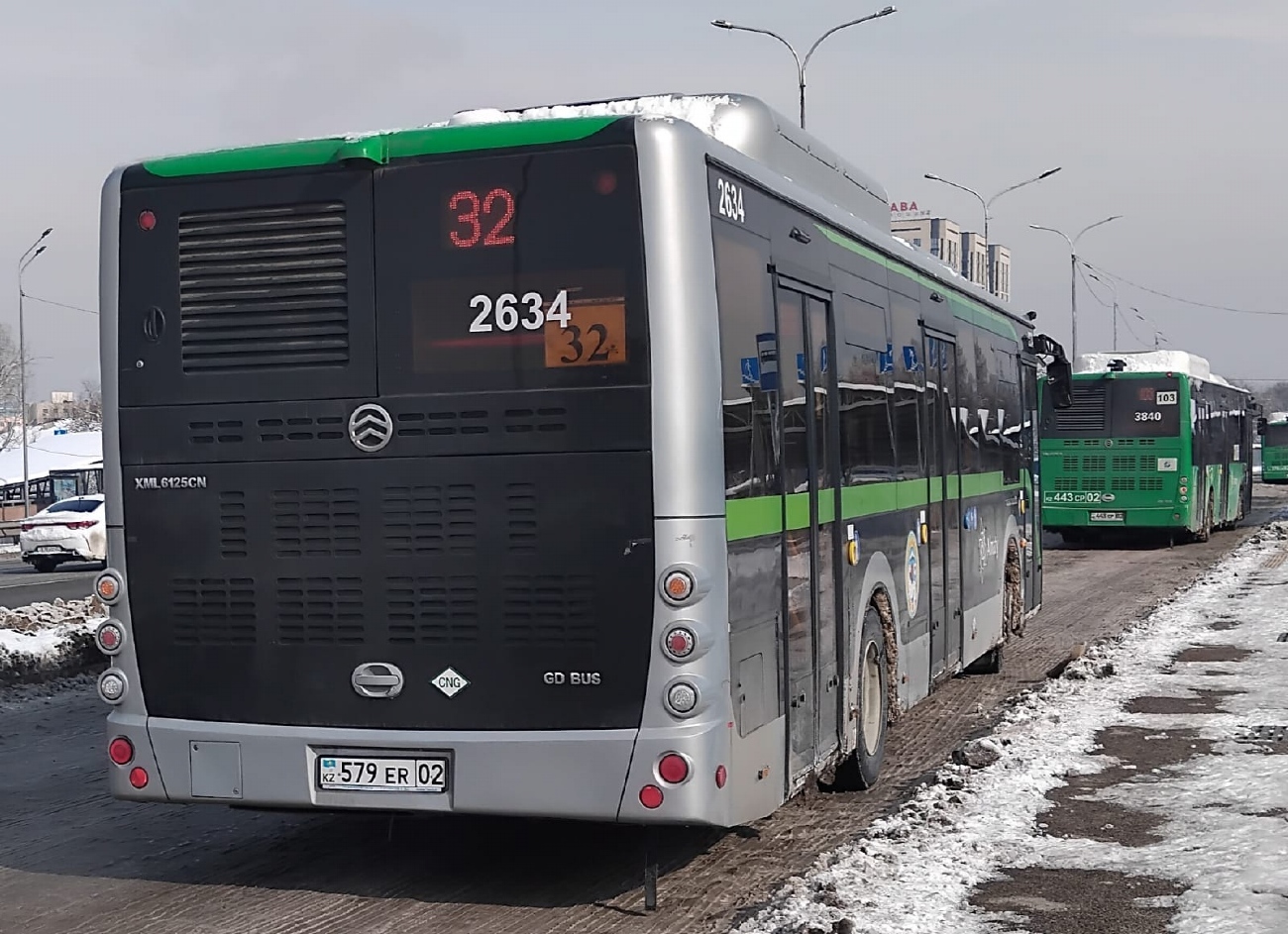 Алматы, Golden Dragon XML6125CN (Hyundai Trans Auto) № 2634