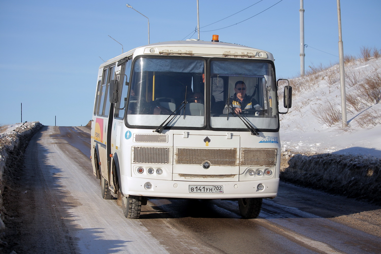 Башкортостан, ПАЗ-320530-02 № В 141 УН 702