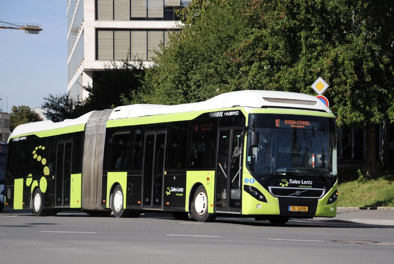 Люксембург, Volvo 7900A Hybrid № 609