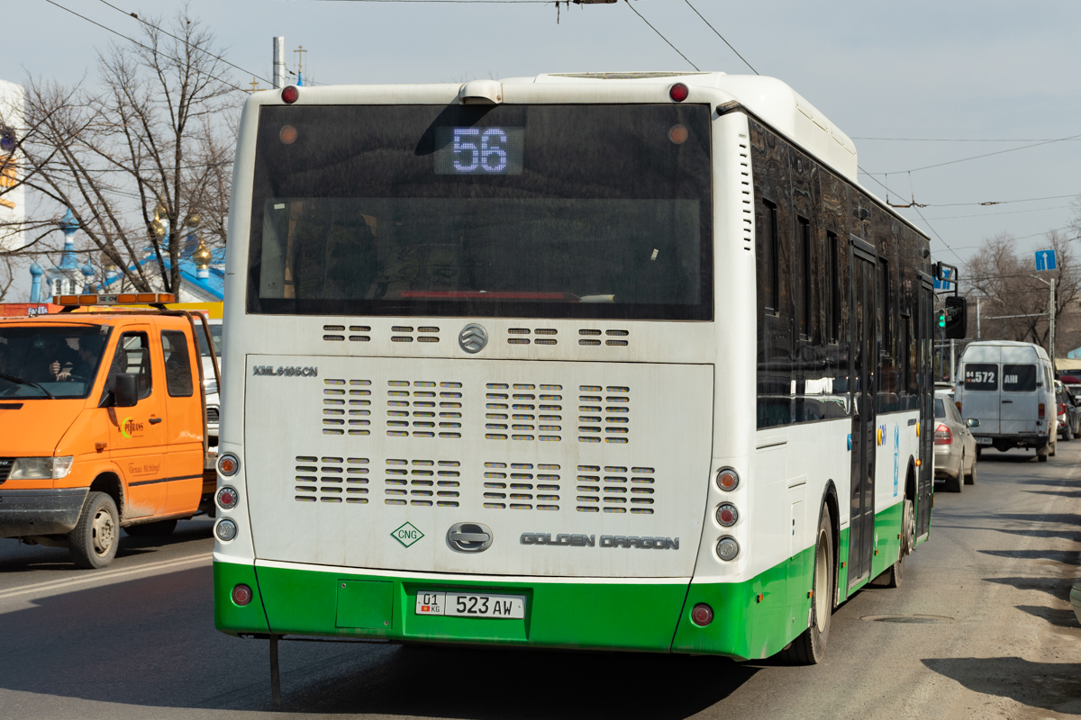 Кыргызстан, Golden Dragon XML6105CN № 01 523 AW Кыргызстан, Golden Dragon XML6105CN № 01 523 AW