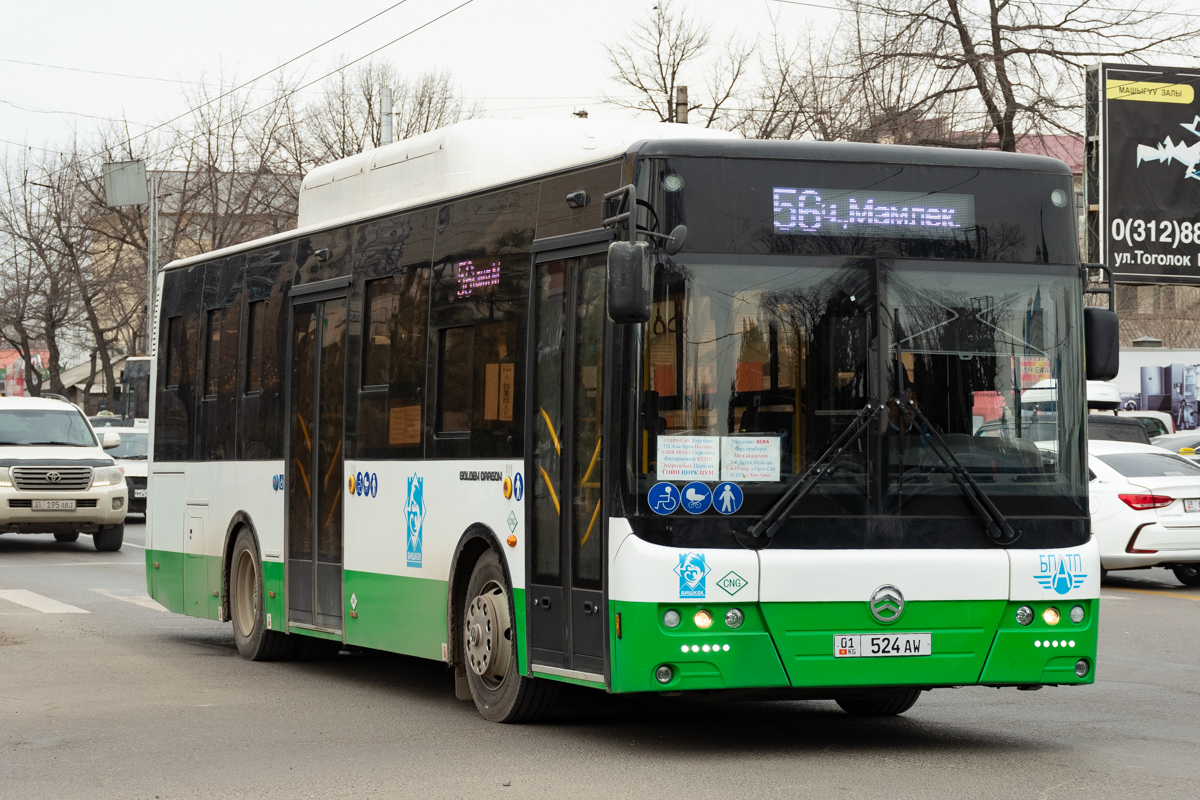 Кыргызстан, Golden Dragon XML6105CN № 01 524 AW