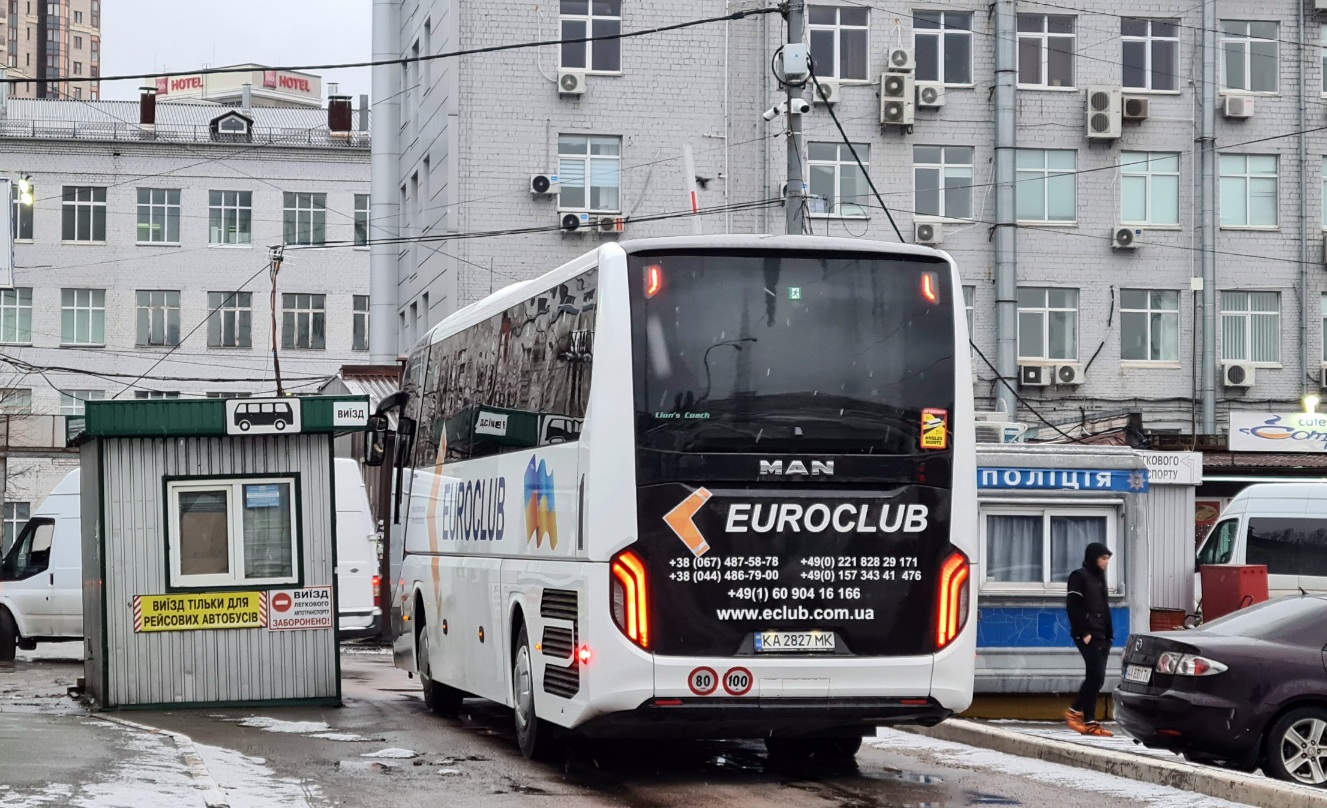 Киев, MAN R07 Lion's Coach RHC434 № KA 2827 MK