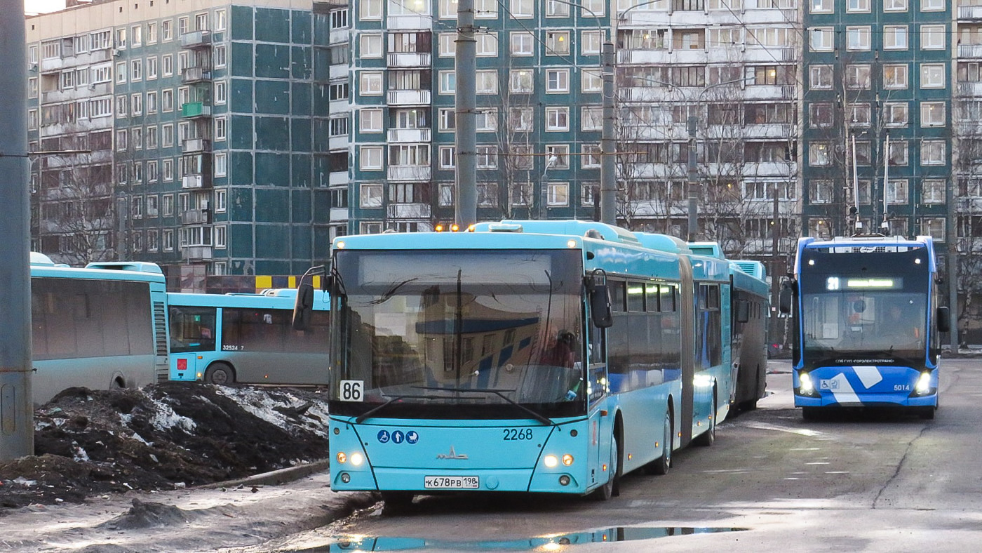 Sankt Petersburg, MAZ-216.066 Nr. 2268