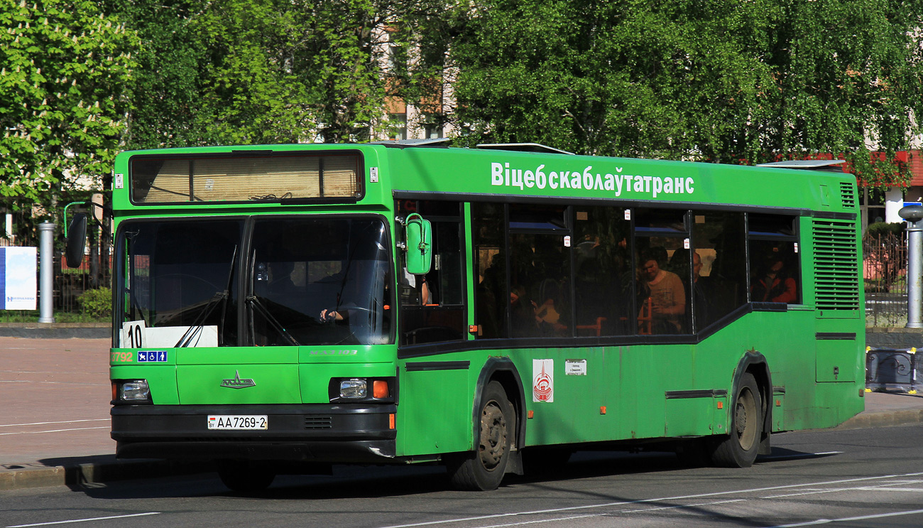 Витебская область, МАЗ-103.065 № 073792