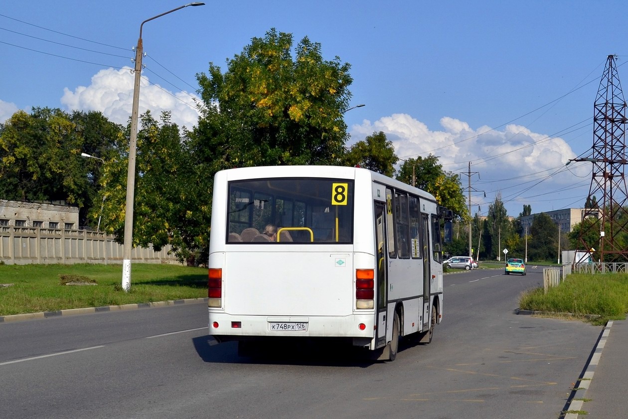 Ставропольский край, ПАЗ-320302-11 № К 748 РХ 126