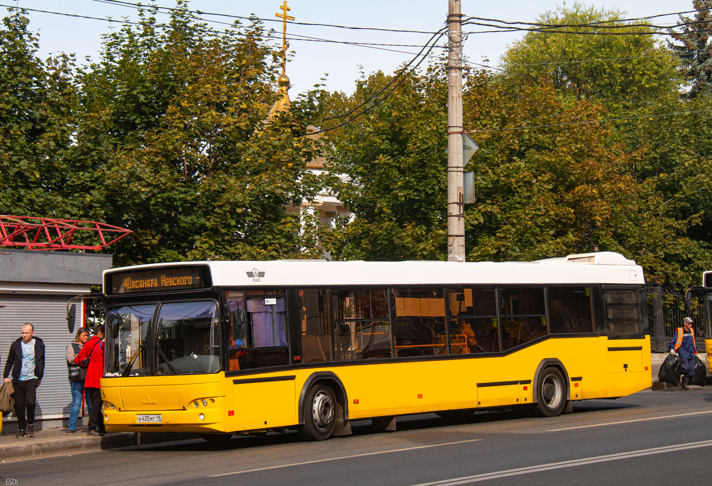 Удмуртия, МАЗ-103.486 № А 435 МТ 18