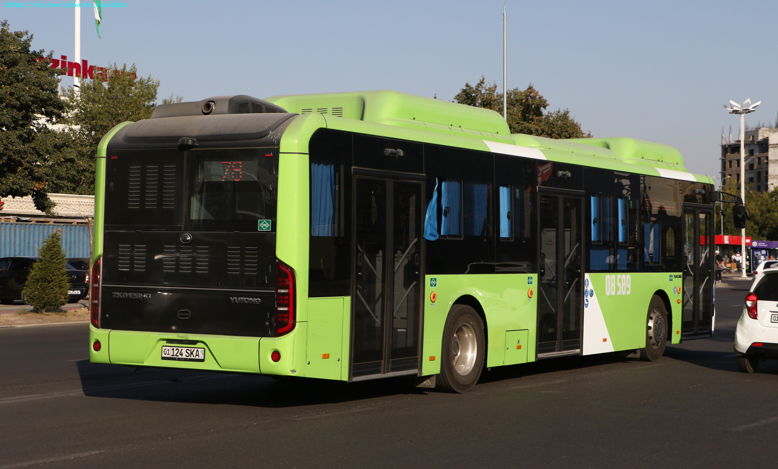 Узбекистан, Yutong ZK6126HG № 08589