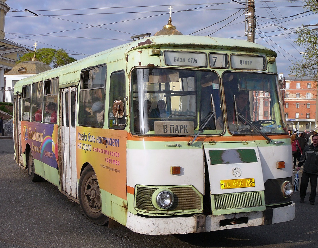 Удмуртия, ЛиАЗ-677М № ЕА 446 18