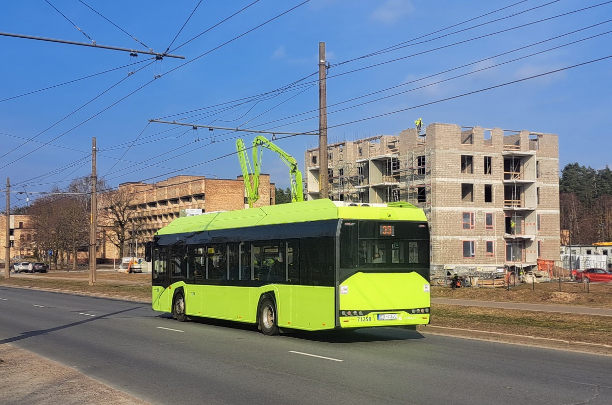 Латвия, Solaris Urbino IV 12 electric № 71258