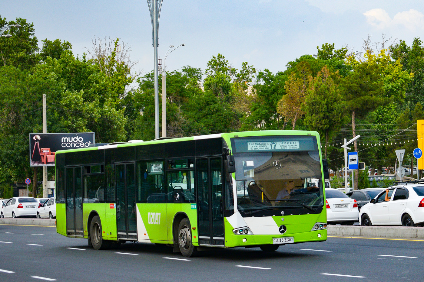 Узбекистан, Mercedes-Benz Conecto II № 02097