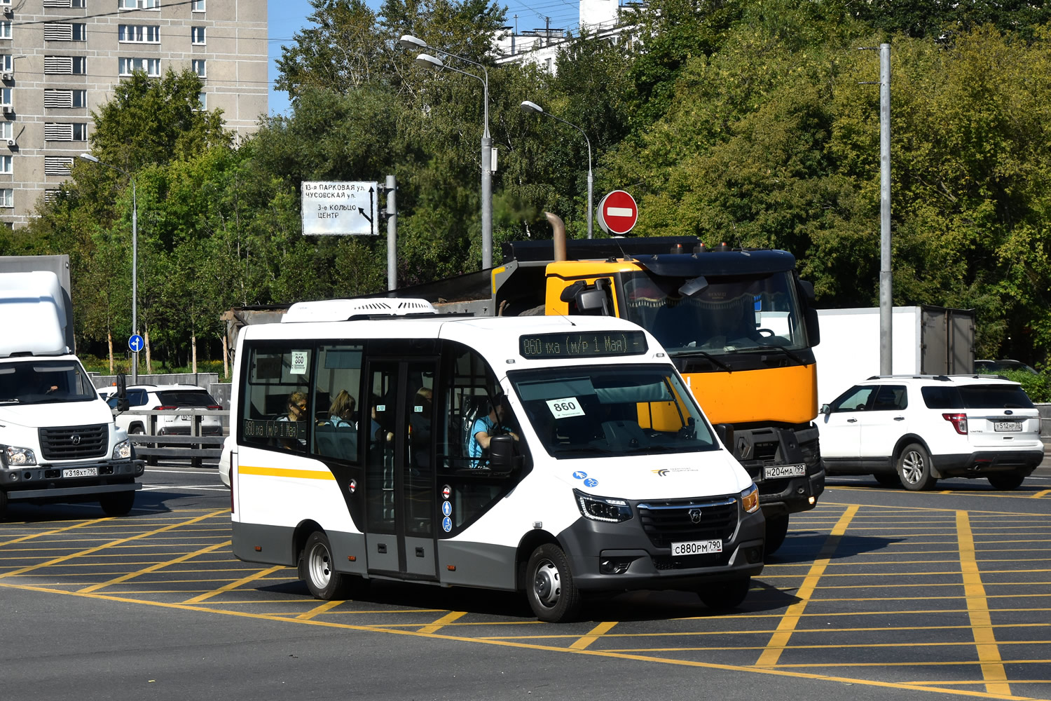 Московская область, ГАЗ-A68R52 City № С 880 РМ 790