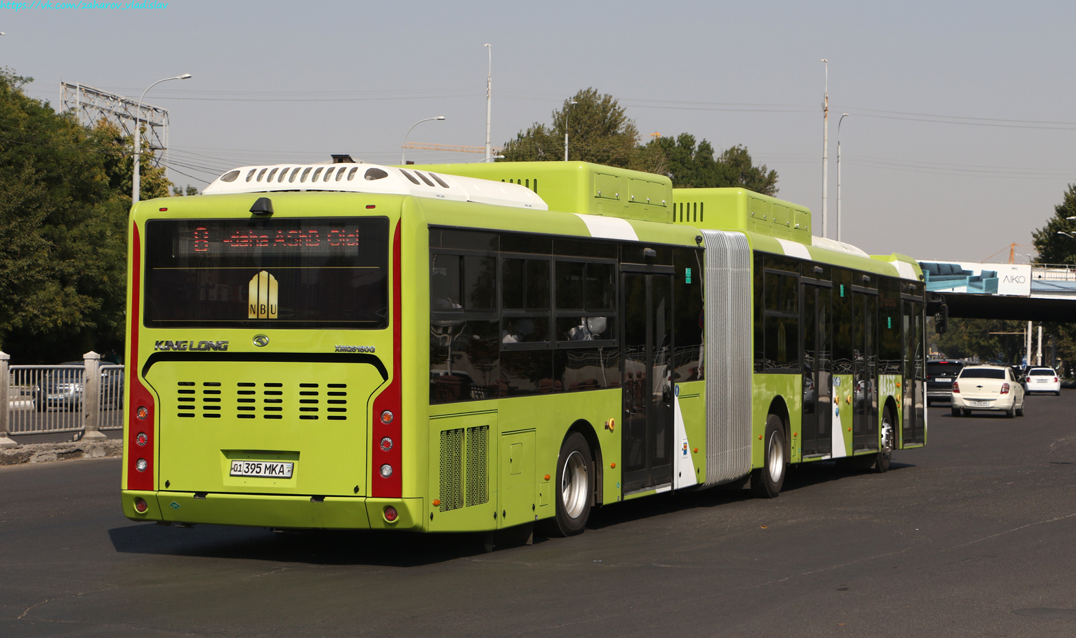 Узбекистан, King Long XMQ6180G № 04335
