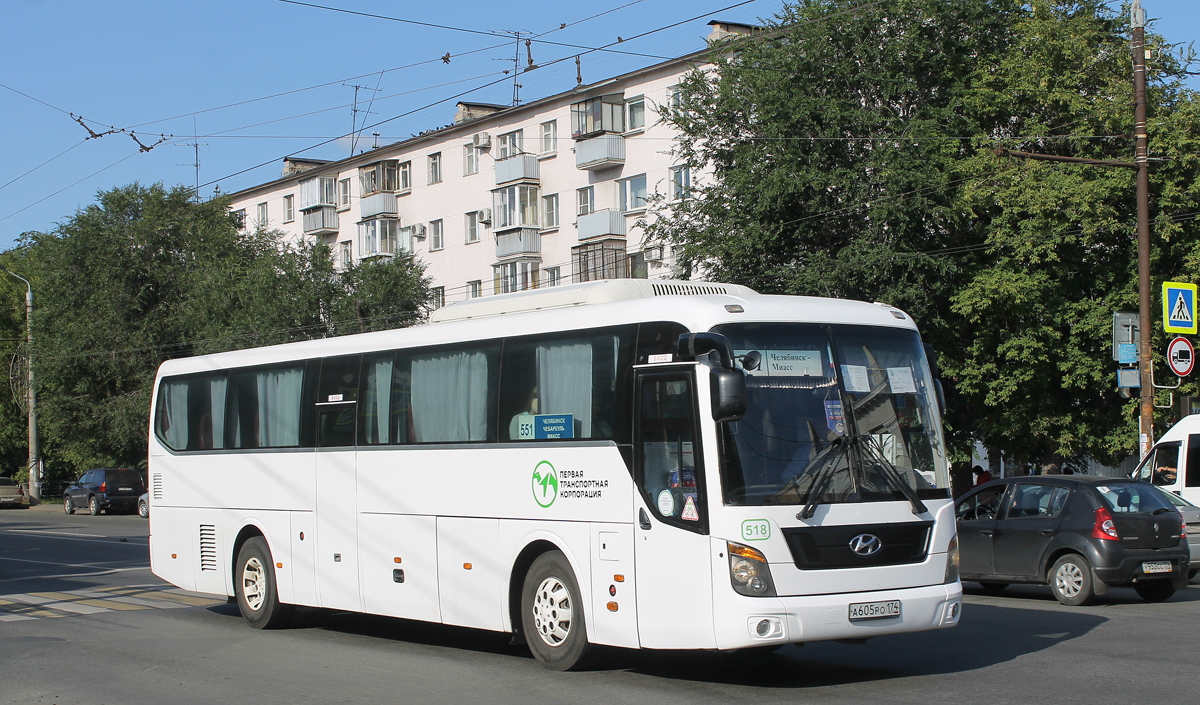 Челябинская область, Hyundai Universe Space Luxury № 518