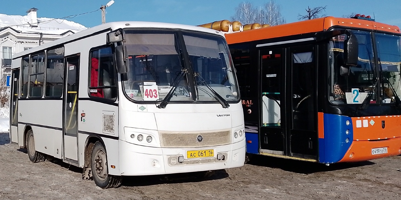 Татарстан, ПАЗ-320302-12 "Вектор" № АС 061 16