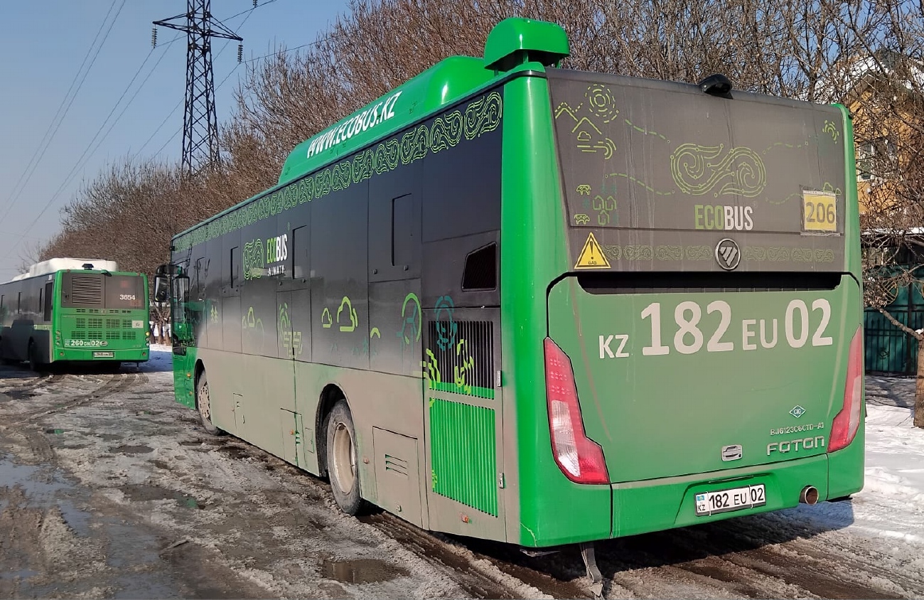 Алматы, Foton BJ6123C6CTD-A1 № 182 EU 02