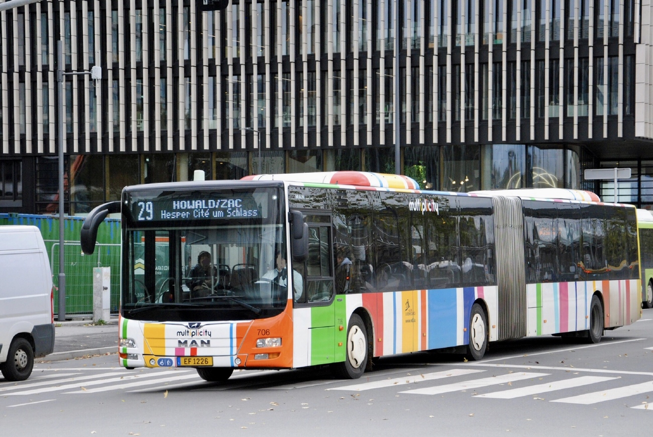 Luxemburg, MAN A23 Lion's City G NG363 sz.: 706