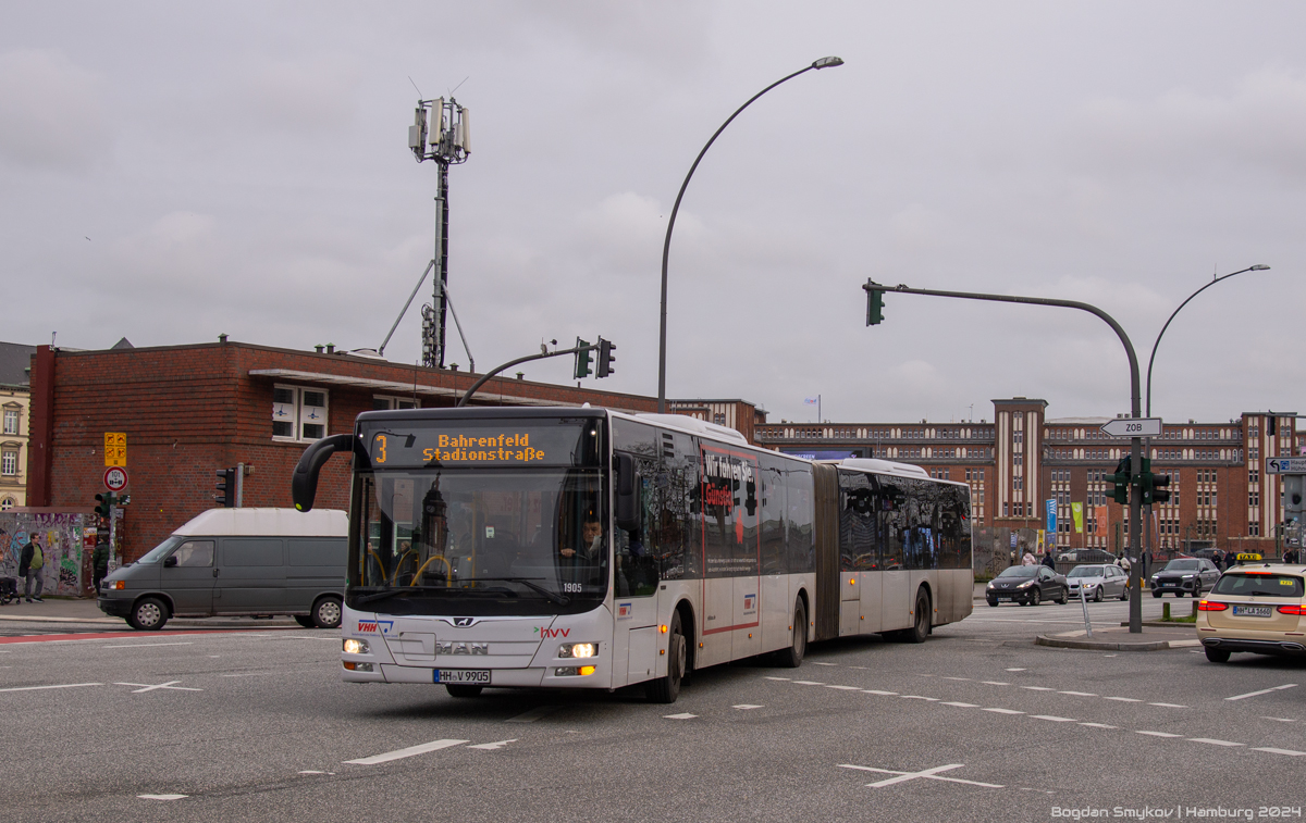 Гамбург, MAN A40 Lion's City GL NG363 № 1905