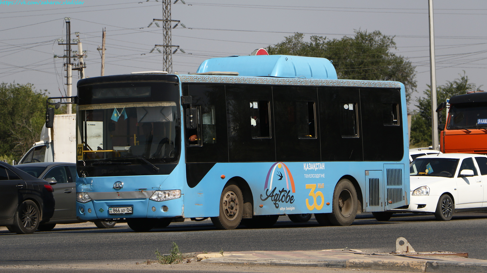 Актюбинская область, Ankai HFF6850HGQ4 (СарыаркаАвтоПром) № 866 AP 04