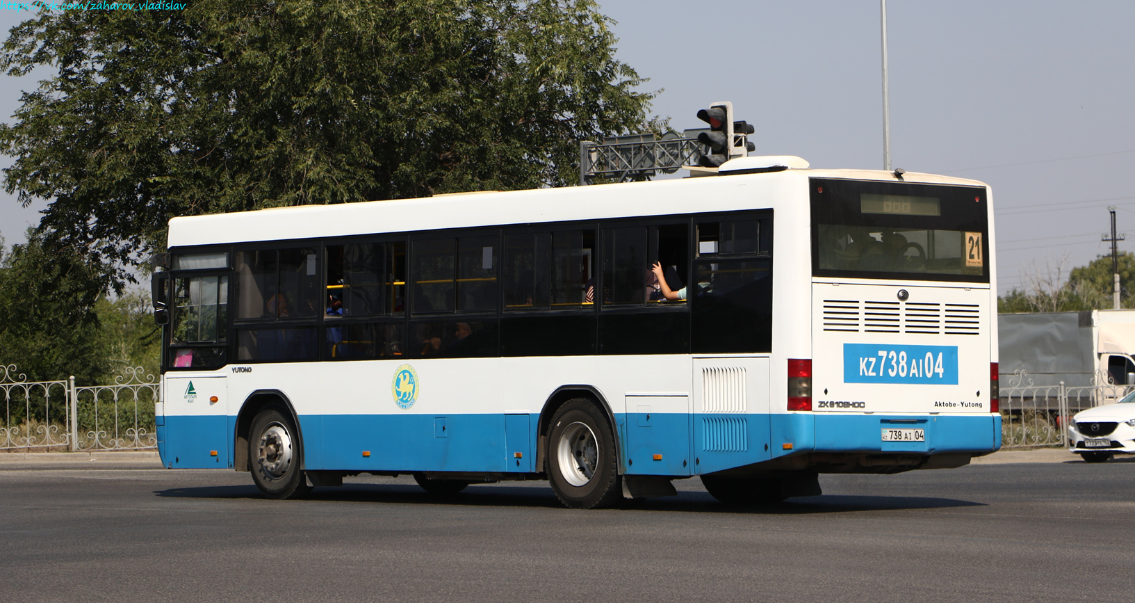 Актюбинская область, Yutong ZK6108HGC № 738 AI 04 Актюбинская область, Yutong ZK6108HGC № 738 AI 04