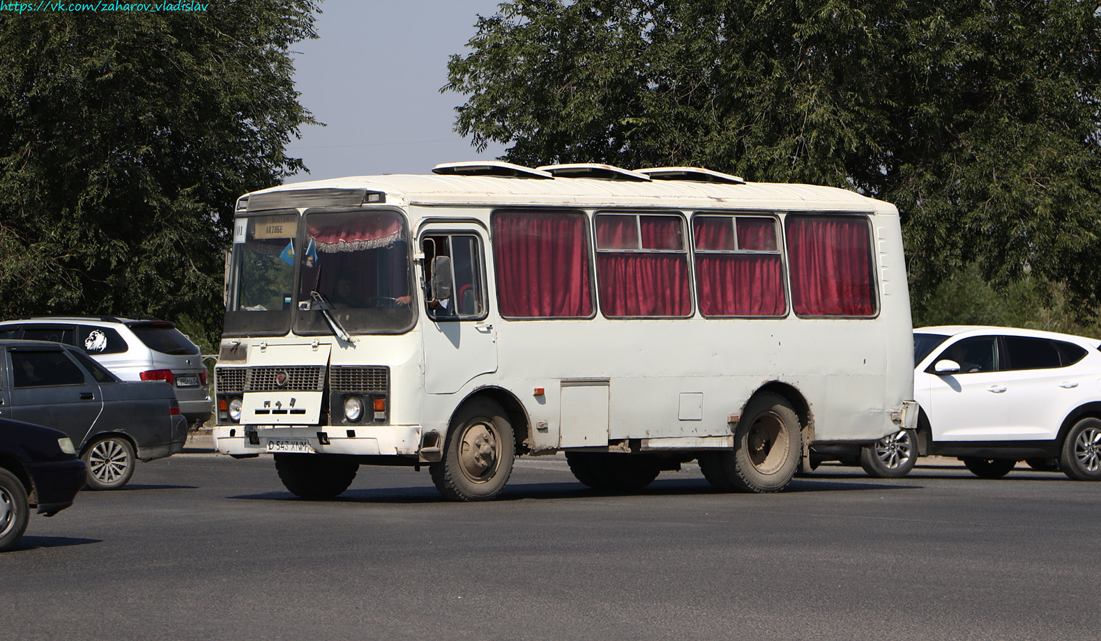 Актюбинская область, ПАЗ-3205-110 № D 543 XNM